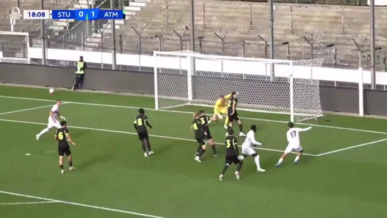 Stuttgart 1-1 Atlético Madrid — Enis Redzepi penalty 19'