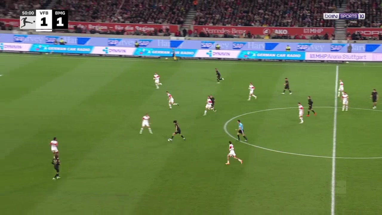Stuttgart 1-2 Borussia Mönchengladbach — Shuto Machino 51'
