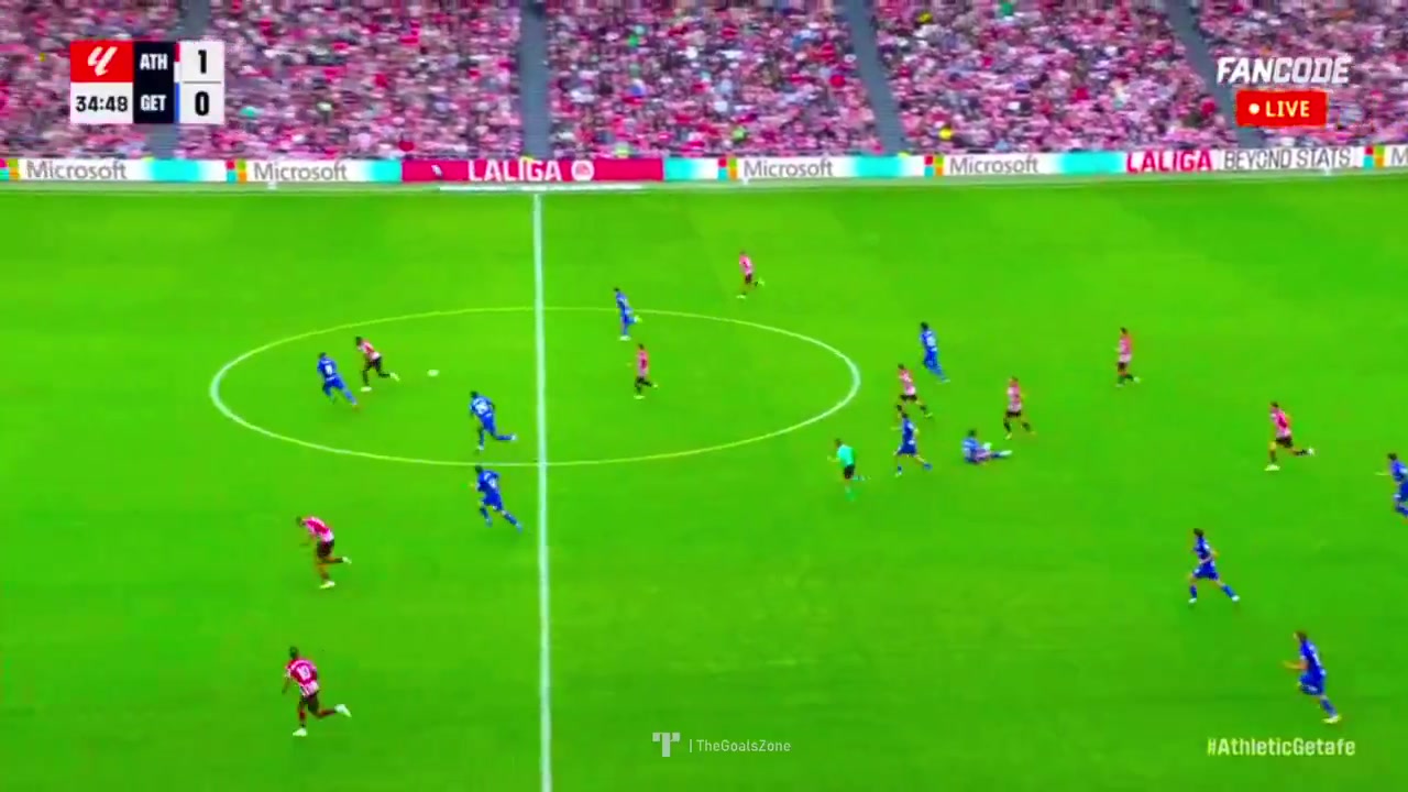 Athletic Bilbao 2-0 Getafe — Inaki Williams 35'