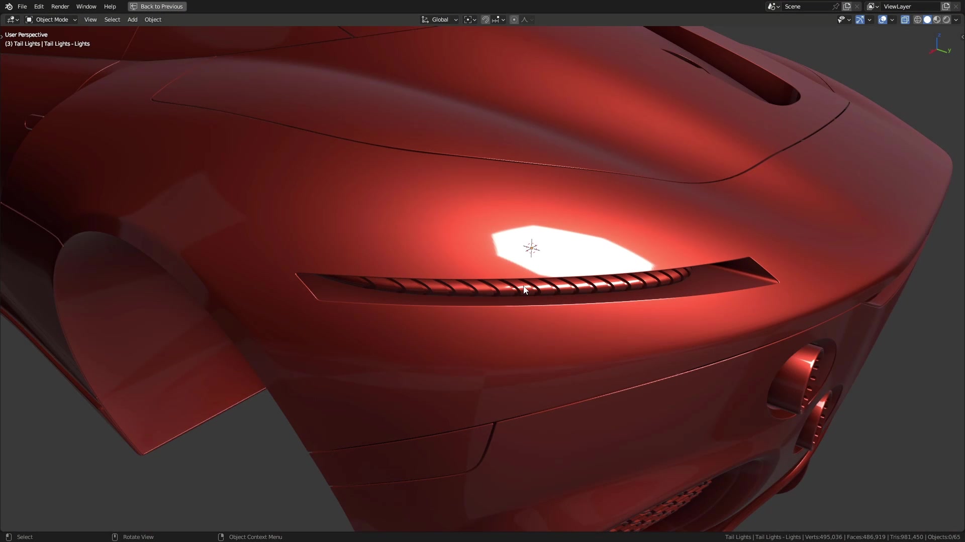B3D - Cars IO - 13 - Modeling - Exterior - Tail Lights - 03 - Lens