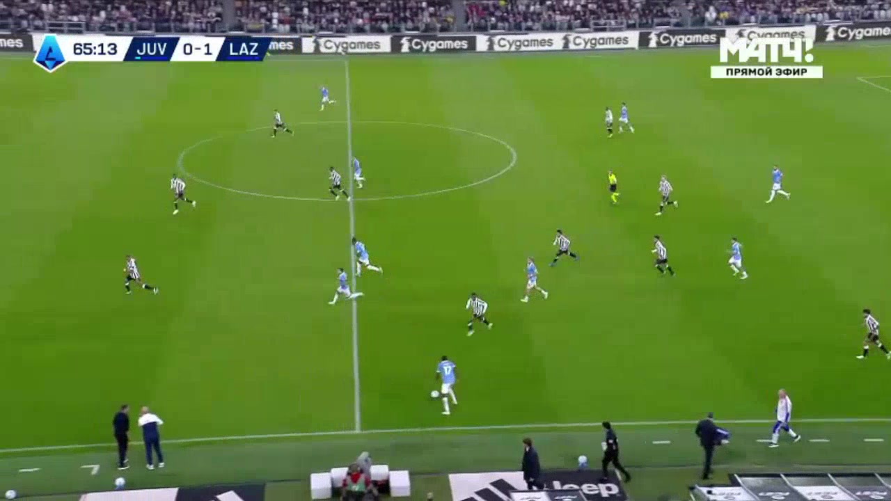 Juventus 0-2 Lazio — Gustav Isaksen 66'