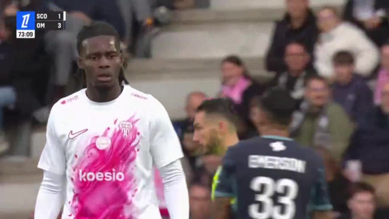 Angers 2-3 Marseille — Amine El Ouazzani penalty 75'