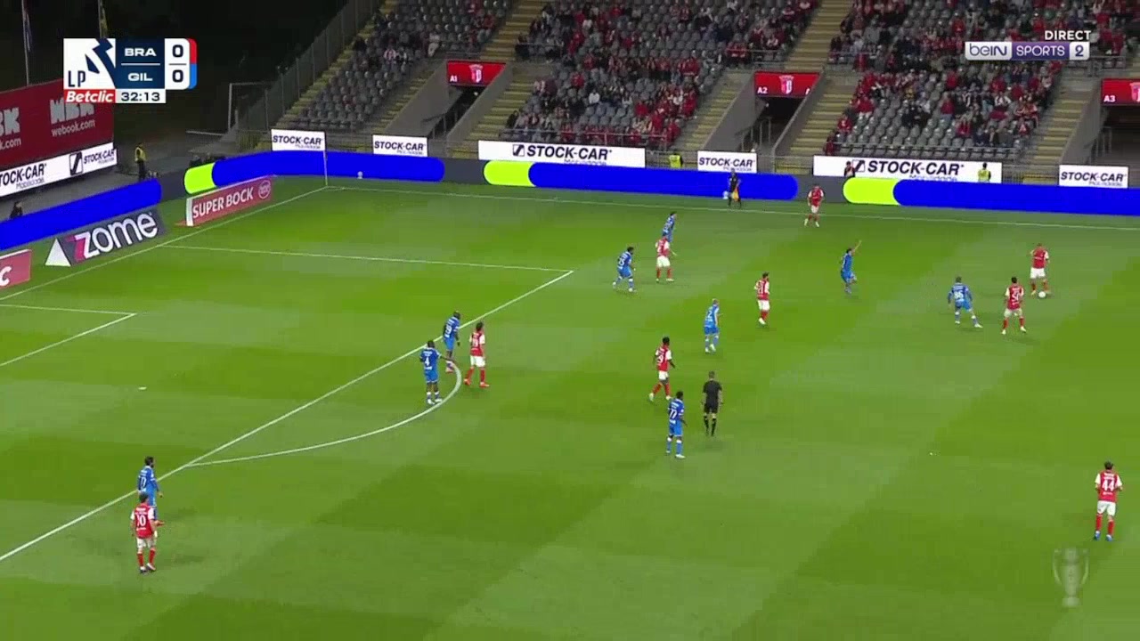 Braga 1-0 Gil Vicente — Pau Victor 33'