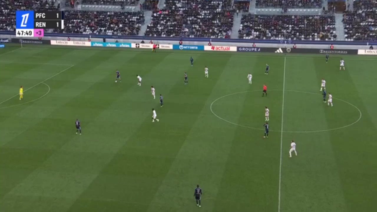Paris FC 2-1 Rennes — Maxime Lopez 45+4'