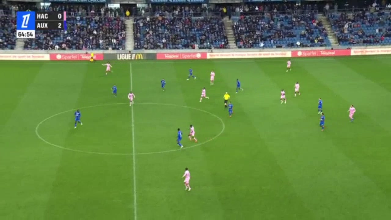 Le Havre 1-2 Auxerre — Rayan Fofana 66'