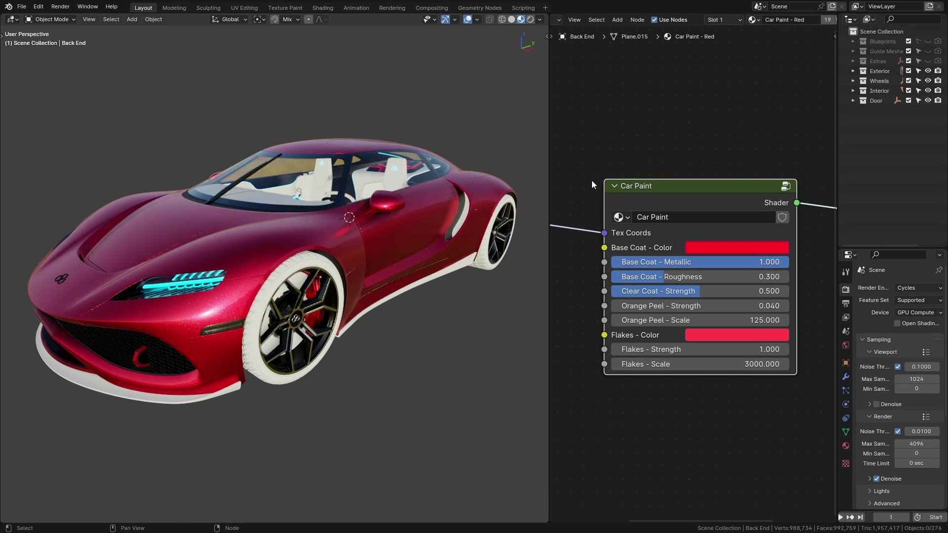 B3D - Cars IO - 31 - Rendering - Shaders - Complex Shaders - 02 - Car Paint - Black