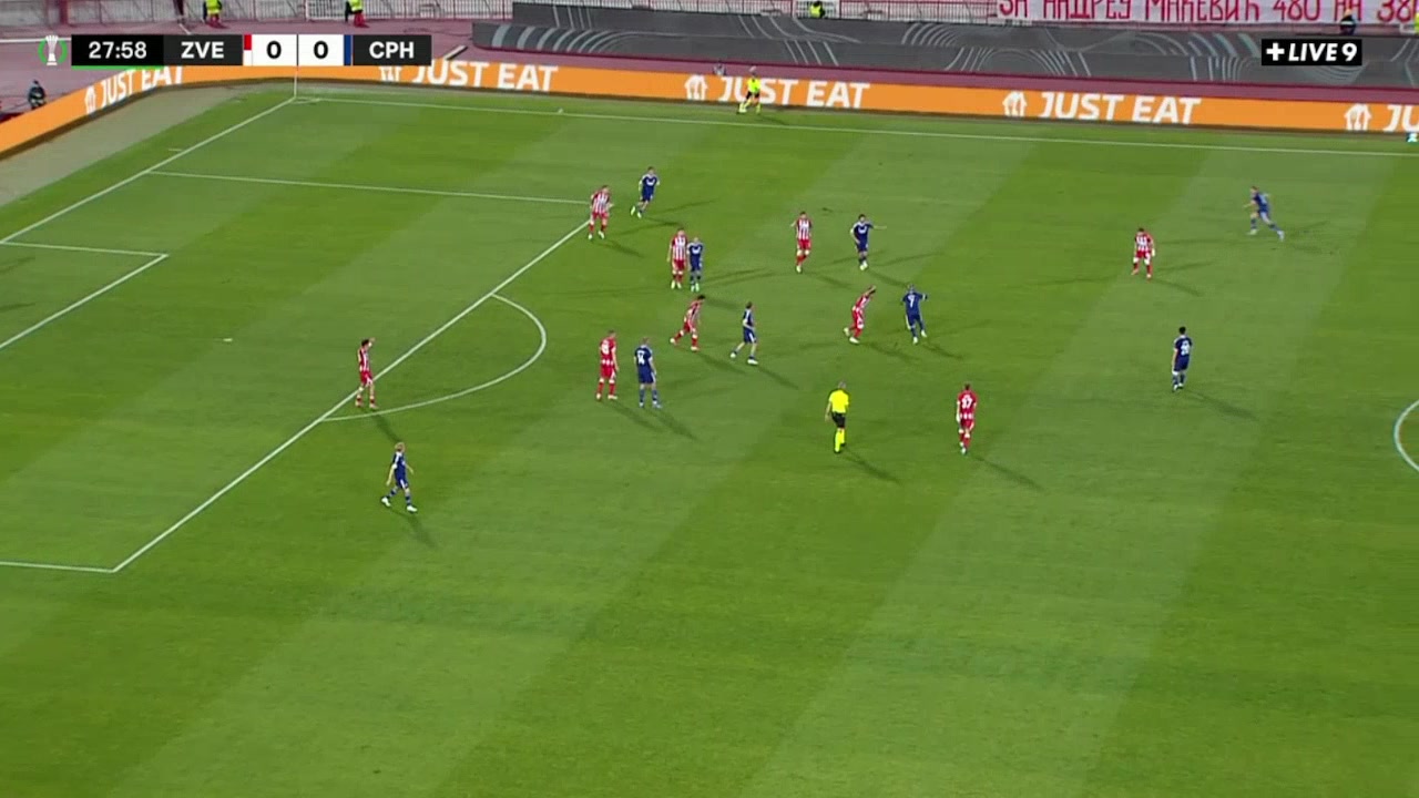 Crvena Zvezda 0-1 FC Copenhagen — Matej Gashtarov OG 29'