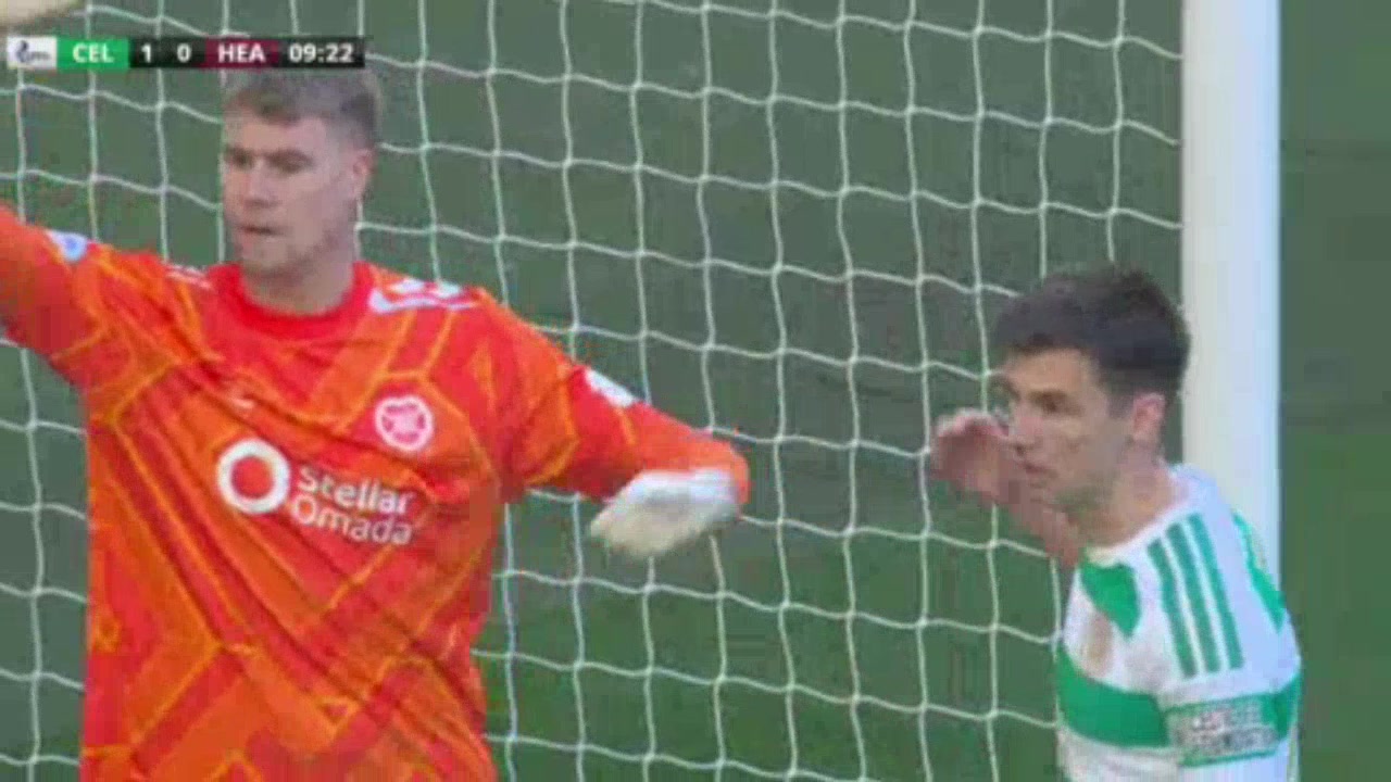 Celtic 2-0 Hearts — Benjamin Nygren 10'