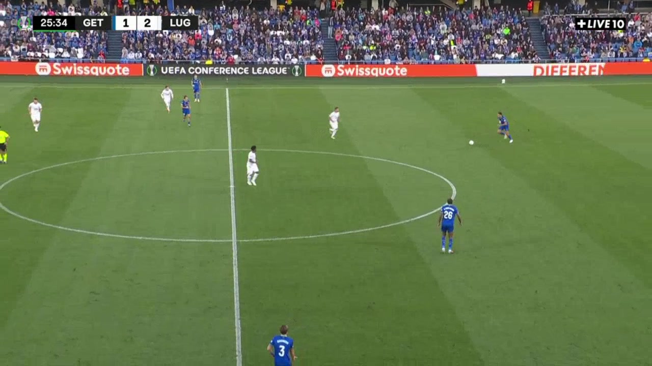 Getafe 1-3 Lugano — Albian Ajeti 26'