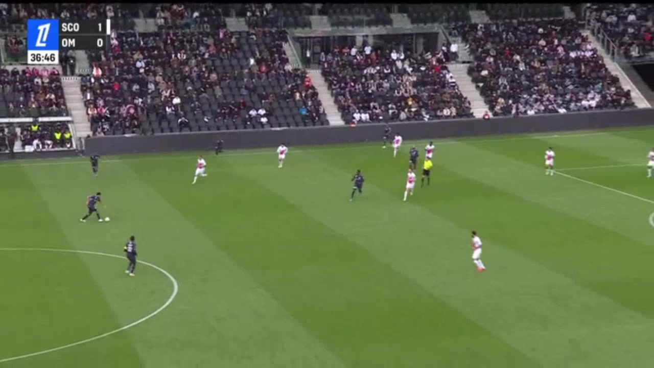 Angers 1-1 Marseille — Himad Abdelli 37'
