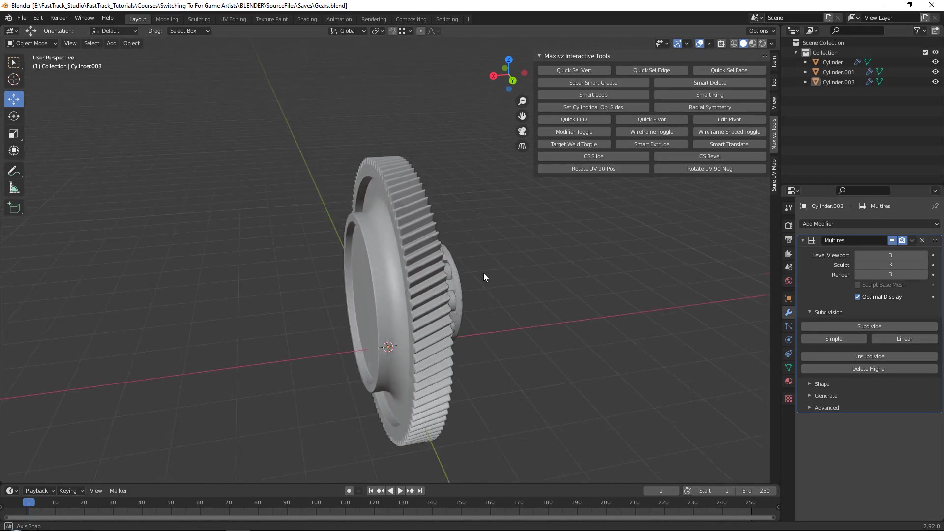 SB3DGame-PT.2-02-Creating Our Gears Part2
