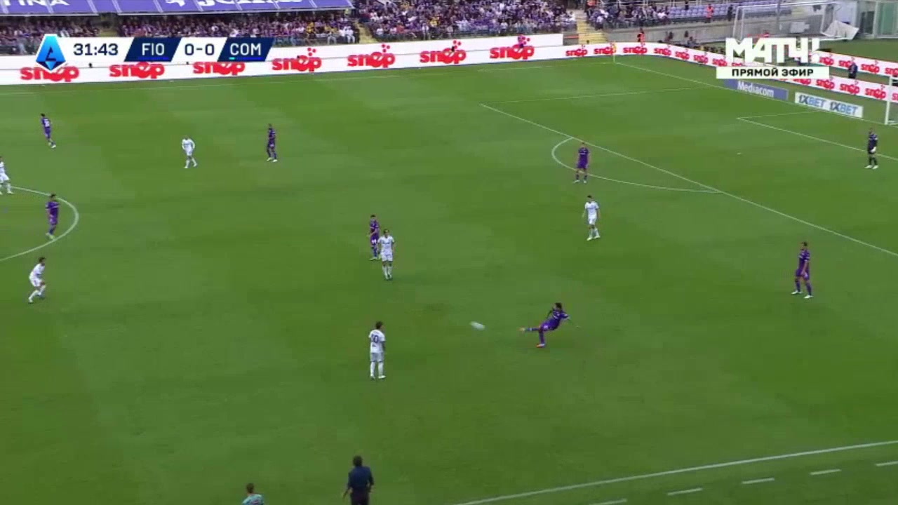 Fiorentina 0-1 Como — Mattia Liberali 32'