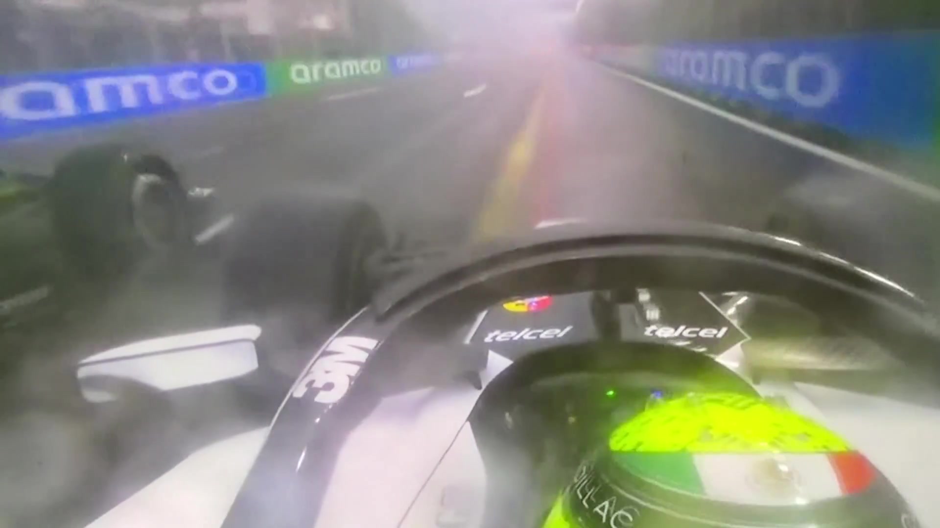 This is the incident with stroll and Perez