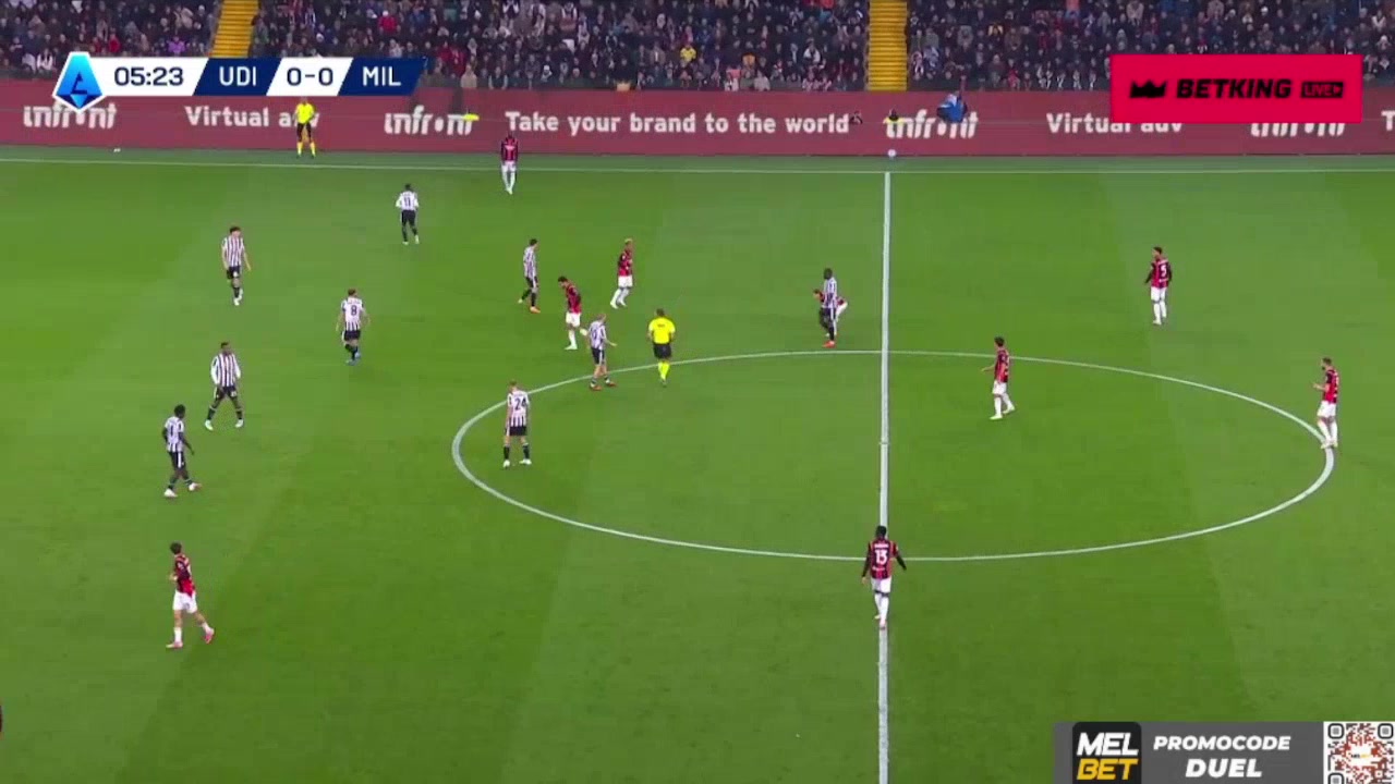 Udinese 0-1 AC Milan — Christian Pulisic penalty 6'