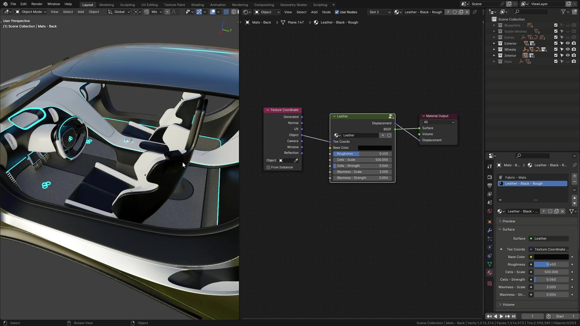 B3D - Cars IO - 31 - Rendering - Shaders - Complex Shaders - 16 - Seatbelt