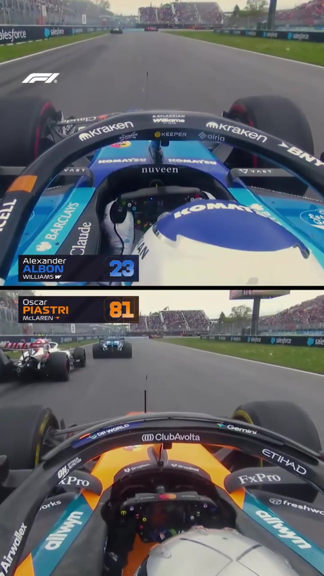 Albon-Piastri Collision 2026 Canadian GP