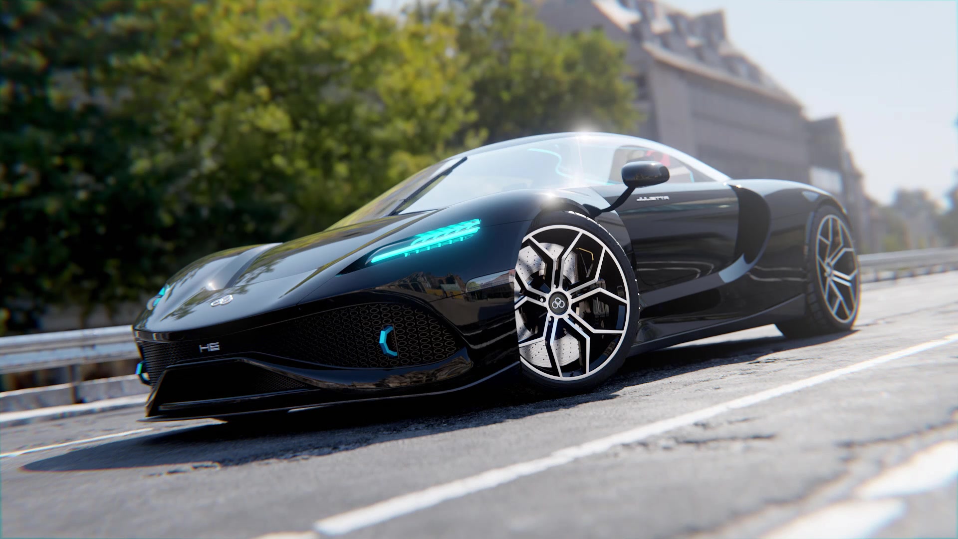 B3D - Cars IO - 37 - Rendering - City Street - 01 - Final Render