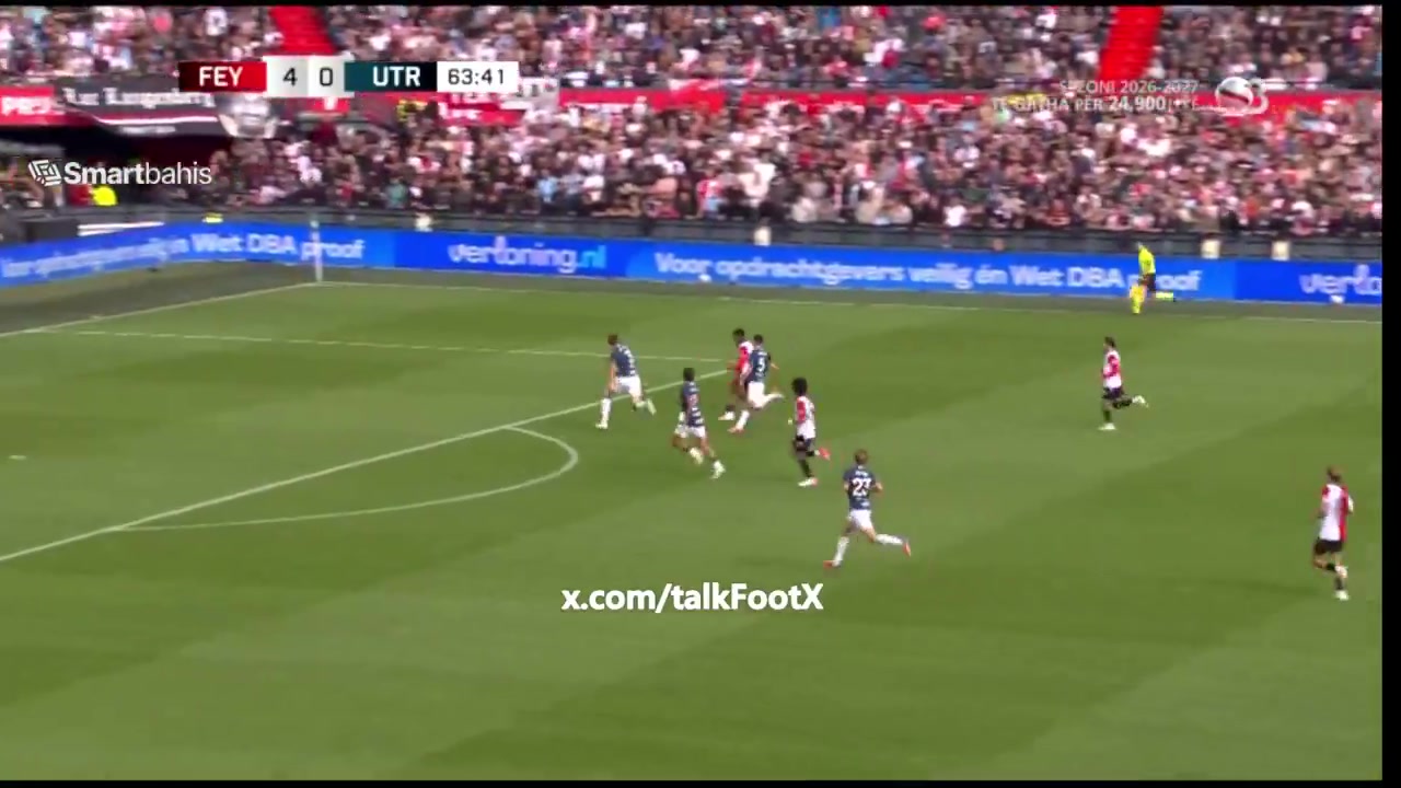 Feyenoord 5 - 0 Utrecht - Gaoussou Diarra 64'